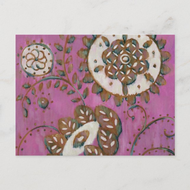 Cartão Postal Ornamento Radiante II (Frente)