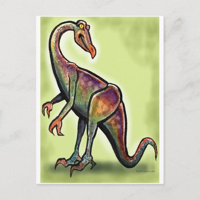 Cartão Postal Ornithomimus (Frente)