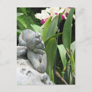CARTÃO POSTAL ORQUÍDEA ANJO