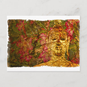 Cartão Postal Orquídea Buda