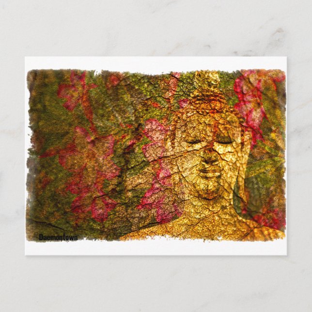 Cartão Postal Orquídea Buda (Frente)