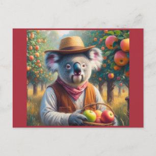Cartão Postal Orquídea de maçã Koala