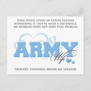 Cartão Postal Orud ARMY Wife