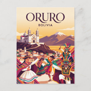 Cartão Postal Oruro, Bolívia