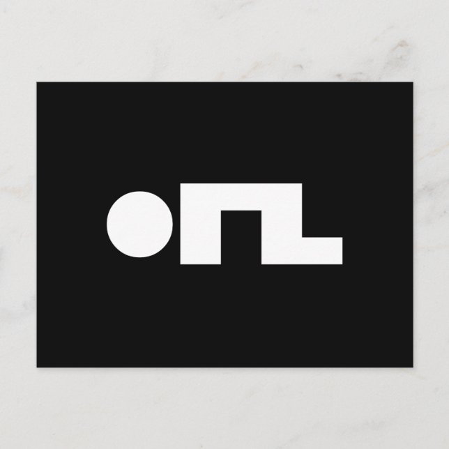 Cartão Postal ORZ Emoticon Kaomoji Emoji (Frente)