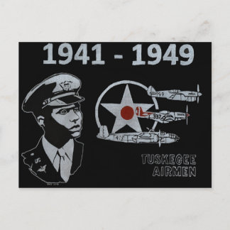 Cartão Postal Os Airmen de Tuskegee