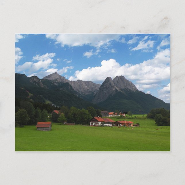 Cartão Postal Os Alpes (Frente)