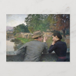 Cartão Postal Os Amantes, 1888