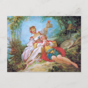 Cartão Postal Os Amantes Felizes