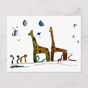 Cartão Postal Os animais de Noah