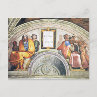 Cartão Postal Os antepassados do cristo: Jacob, Joseph, 1512