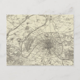 Cartão Postal Os arredores De Paris