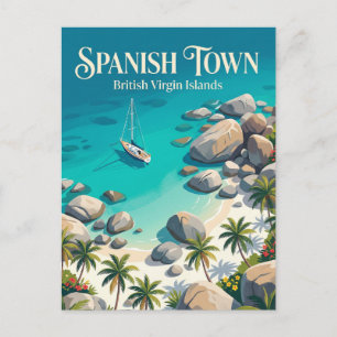 Cartão Postal Os Banhos Ilhas Virgens Britânicas