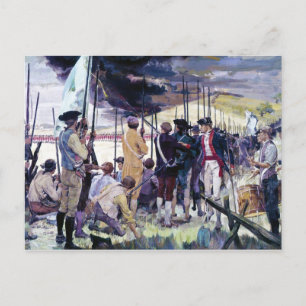 Cartão Postal Os brancos de seus olhos por Ken Riley