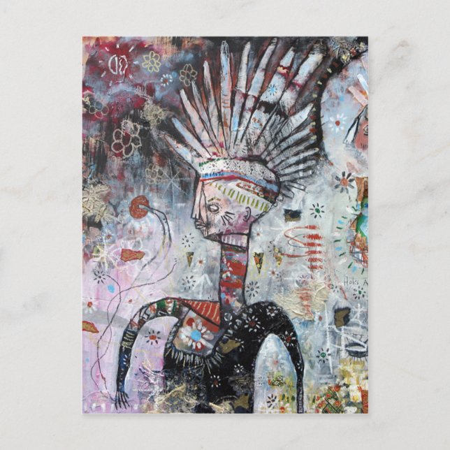 Cartão Postal os buracos não são diferentes das janelas (Frente)