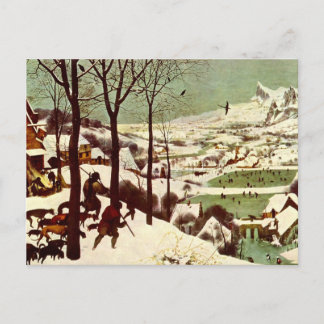 Cartão Postal Os Caçadores na Neve - 1565