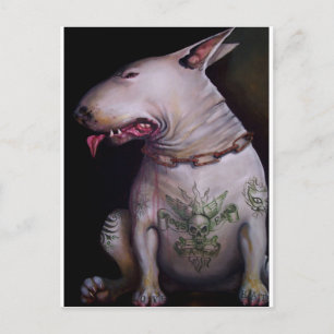 Cartão Postal Os cães comem gatos