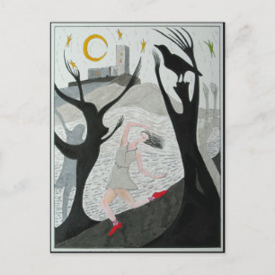 Cartão Postal Os Calçados Vermelhos
