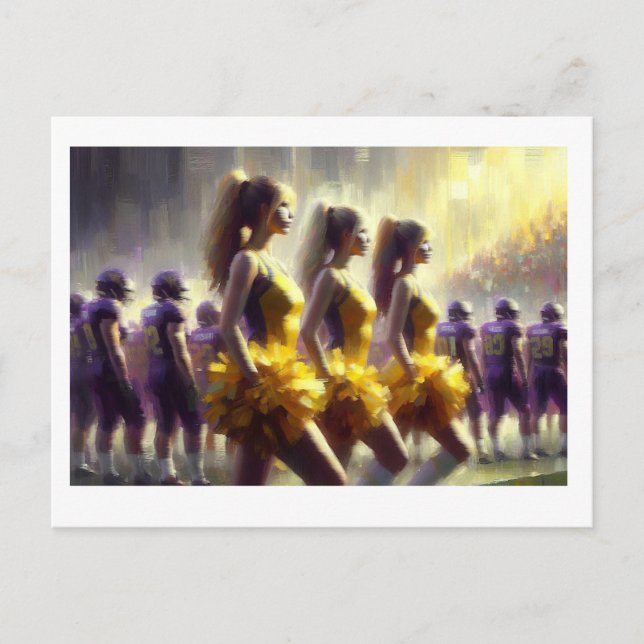 Cartão Postal Os Cheerleaderes, (Frente)