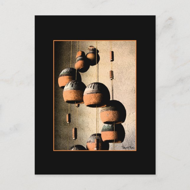 Cartão Postal Os Chimpanzés De Vento Clay Espirralados Ainda Sen (Frente)