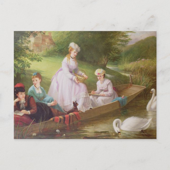 Cartão Postal Os Cisnes do Tâmisa (Frente)