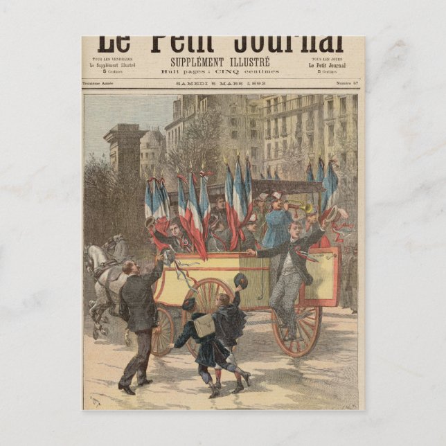 Cartão Postal Os Conscritos (Frente)