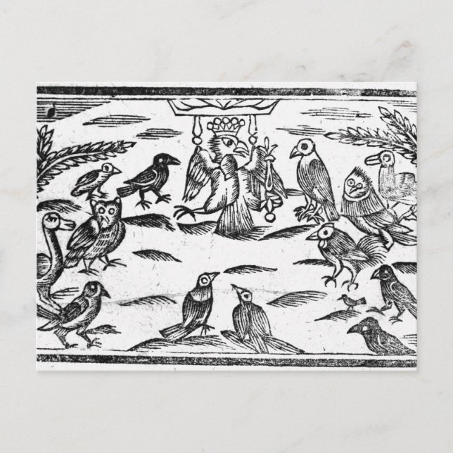 Cartão Postal Os Coristres Woody ou a Harmonia das Aves (Frente)