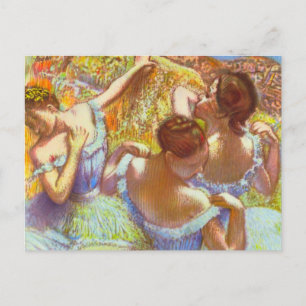 Cartão Postal Os Dançarinos Azuis de Edgar Degas