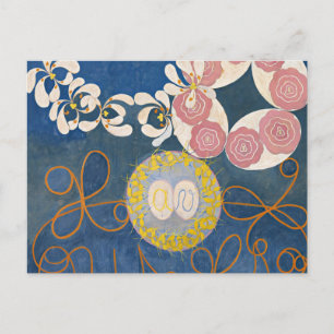 Cartão Postal Os Dez Maiores, Grupo IV, Nº1 por Hilma af Klint
