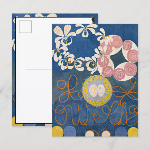Cartão Postal Os Dez Maiores, Grupo IV, nº 1, por Hilma af Klint