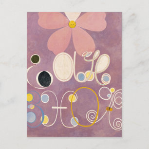 Cartão Postal Os Dez Maiores, Grupo IV, nº 5, por Hilma af Klint