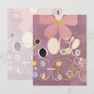 Cartão Postal Os Dez Maiores, Grupo IV, nº 5, por Hilma af Klint