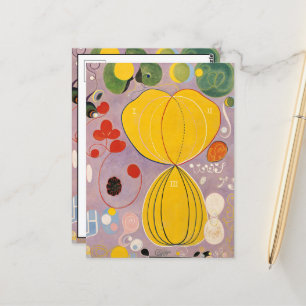 Cartão Postal Os Dez Maiores, Grupo IV, nº 7, por Hilma af Klint