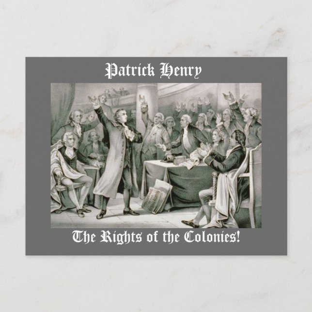 Cartão Postal Os Direitos das Colônias! (Frente)