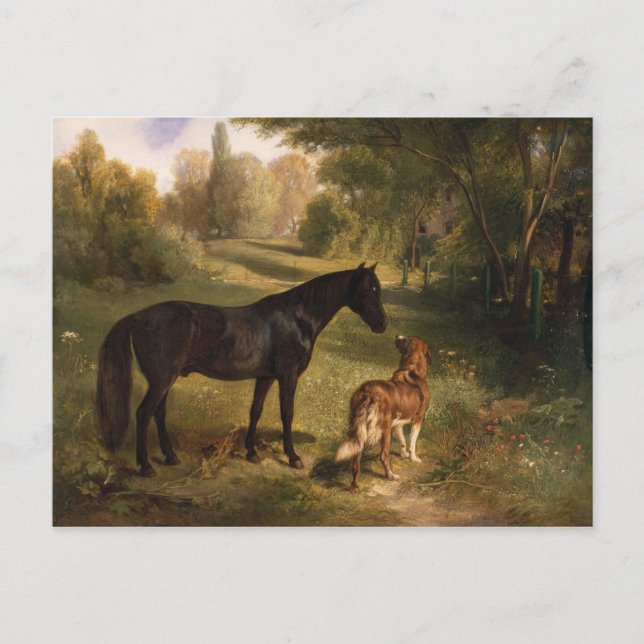 Cartão Postal Os dois amigos (Frente)