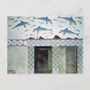 Cartão Postal Os Dolphin Frescoes no Banheiro da Rainha