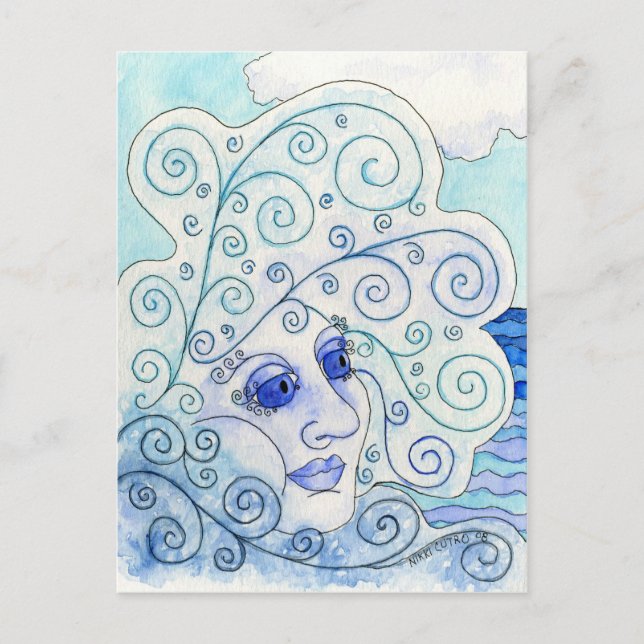 Cartão Postal Os Elementos - Cartão-postal de Água (Frente)