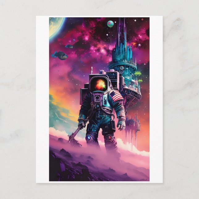 Cartão Postal Os Espaçadores (Frente)