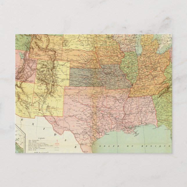 Cartão Postal Os Estados Unidos 33 (Frente)
