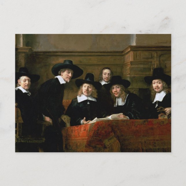 Cartão Postal Os Funcionários De Amostragem (Frente)