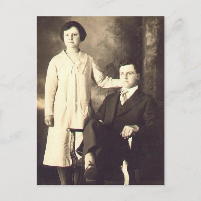 Cartão Postal Os gêmeos em 1930 (Frente)