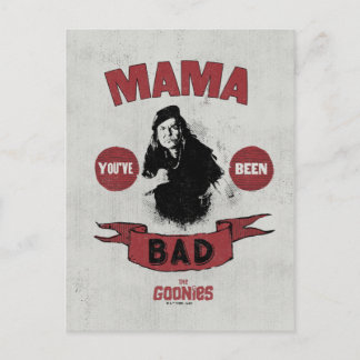 Cartão Postal Os Goonies Mama Fratelli "Você Foi Má"