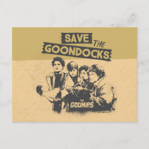 Cartão Postal Os Goonies "Salvem As Docks"