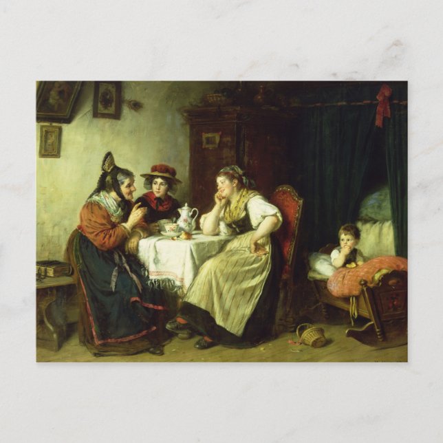Cartão Postal Os Gossips, 1887 (Frente)