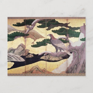 Cartão Postal Os Hawks nos Pines, tela dobrável do painel 6