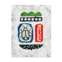 Os Insetos São Cartão-Postal Bonito - Abstrato Art