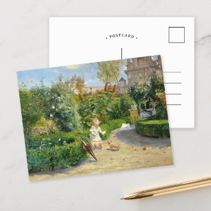 Cartão Postal Os Jardins Murillo, Sevilha   Hugo Birger