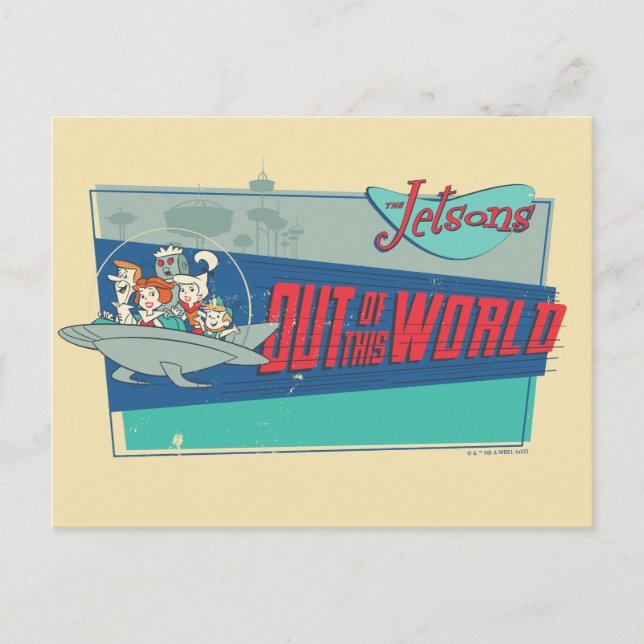 Cartão Postal Os Jetsons | Fora deste mundo (Frente)