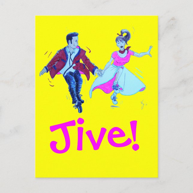Cartão Postal Os Jivers! (Frente)