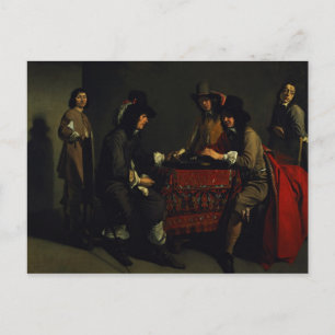 Cartão Postal Os Jogadores Backgammon